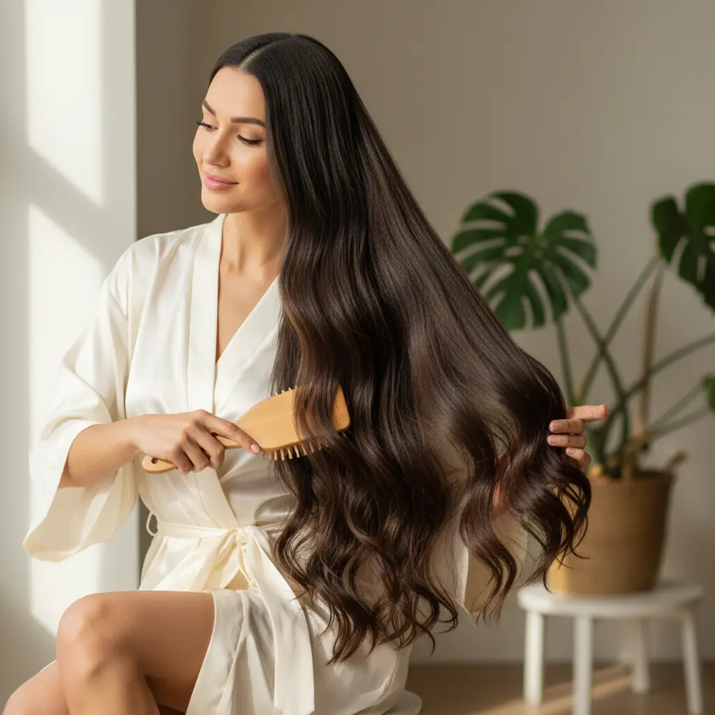 уход за длинными волосами расчесывание длинных волос