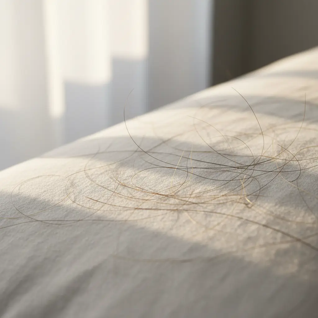 волосы на подушке после сна выпадение волос