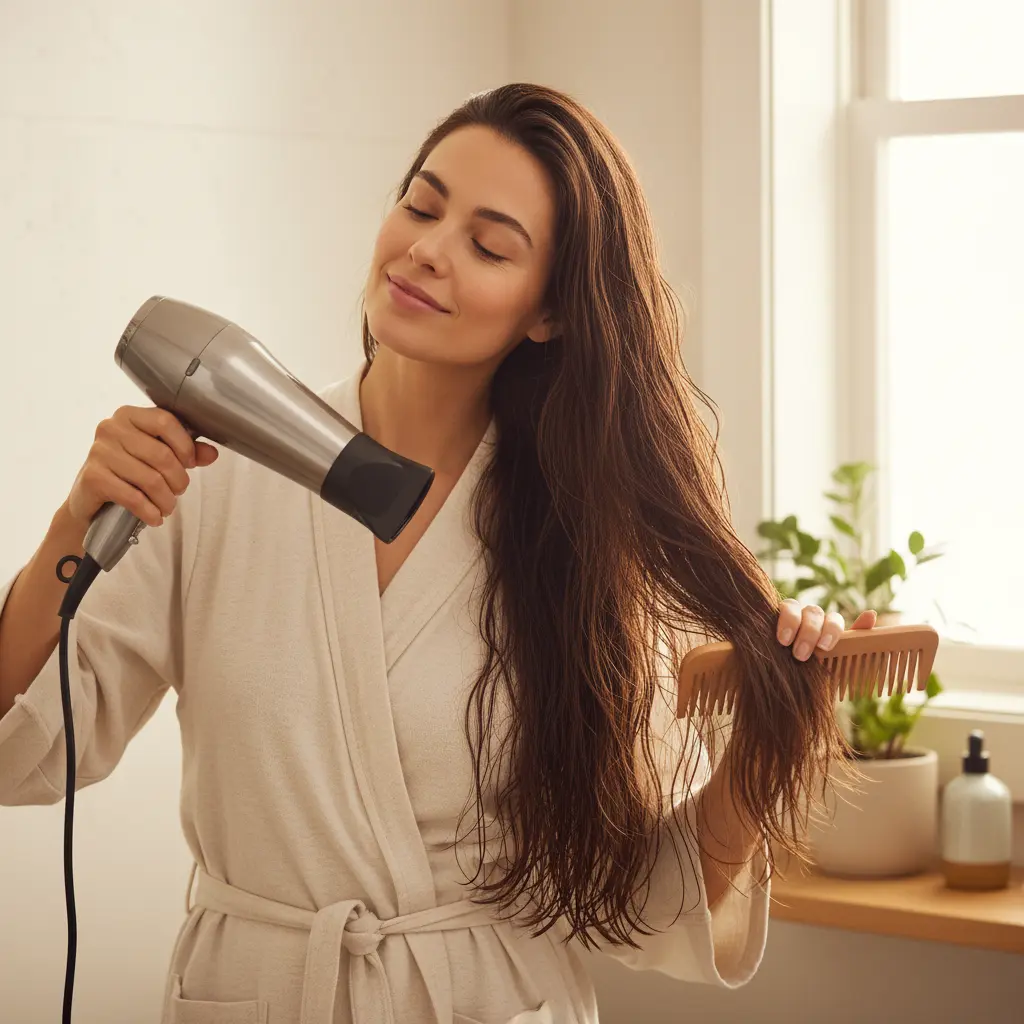 сушка волос феном как правильно сушить волосы