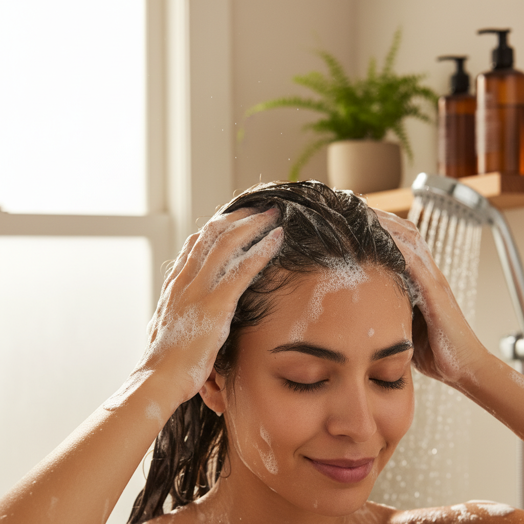 мытьё жирных волос шампунем уход за жирными волосами