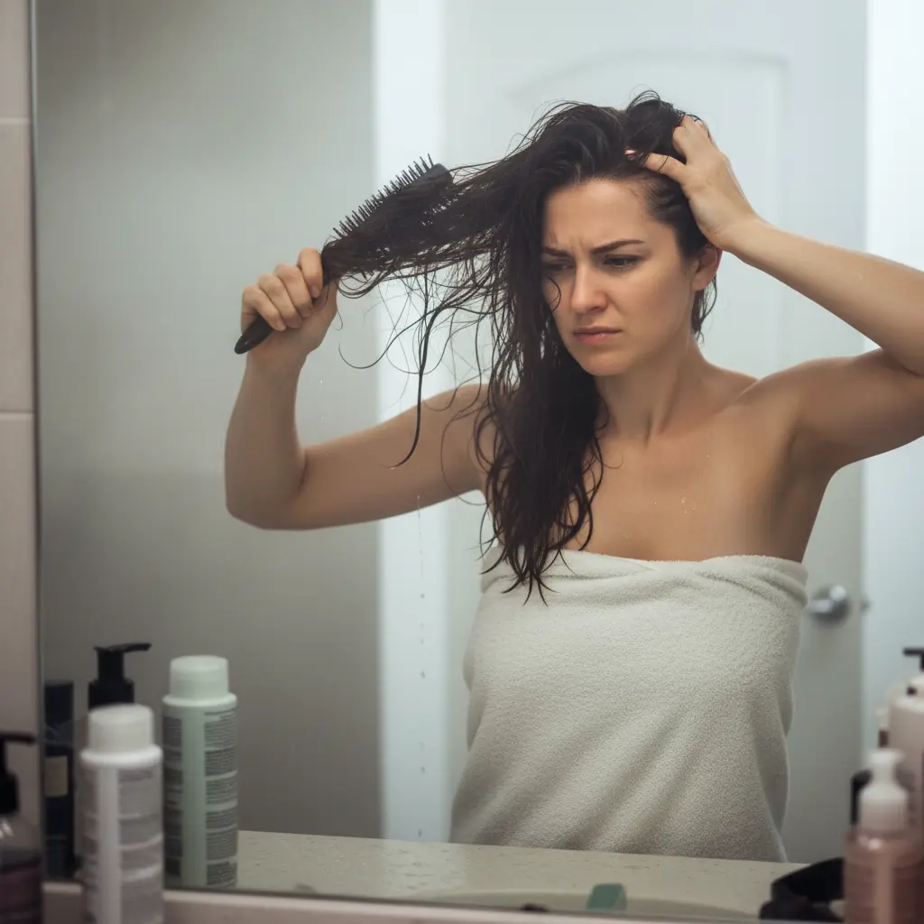 почему нельзя расчесывать мокрые волосы