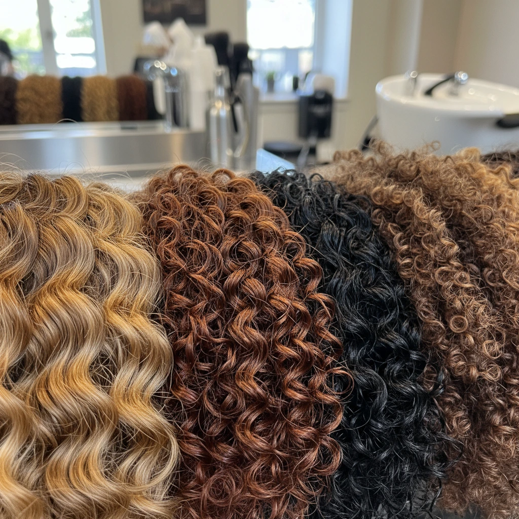 типы кудрявых волос и текстура локонов
