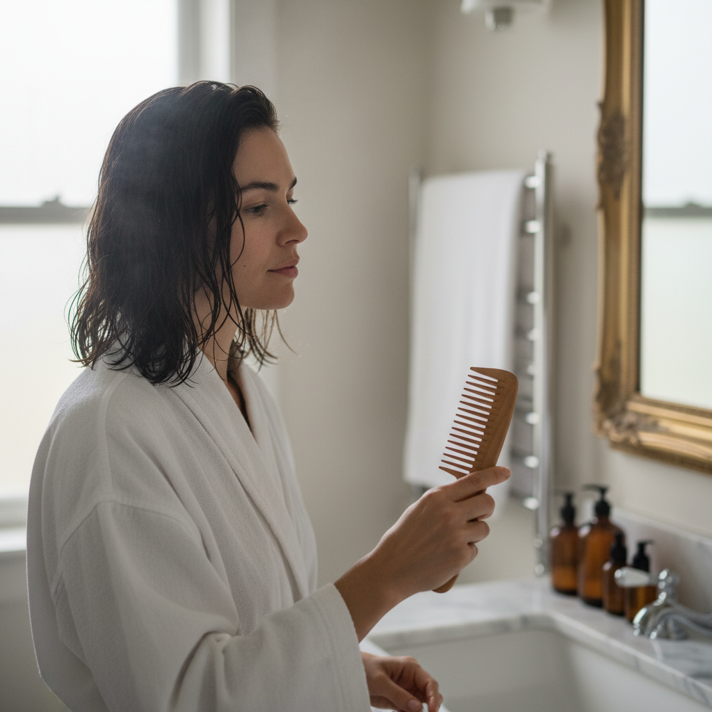 как расчесывать мокрые волосы