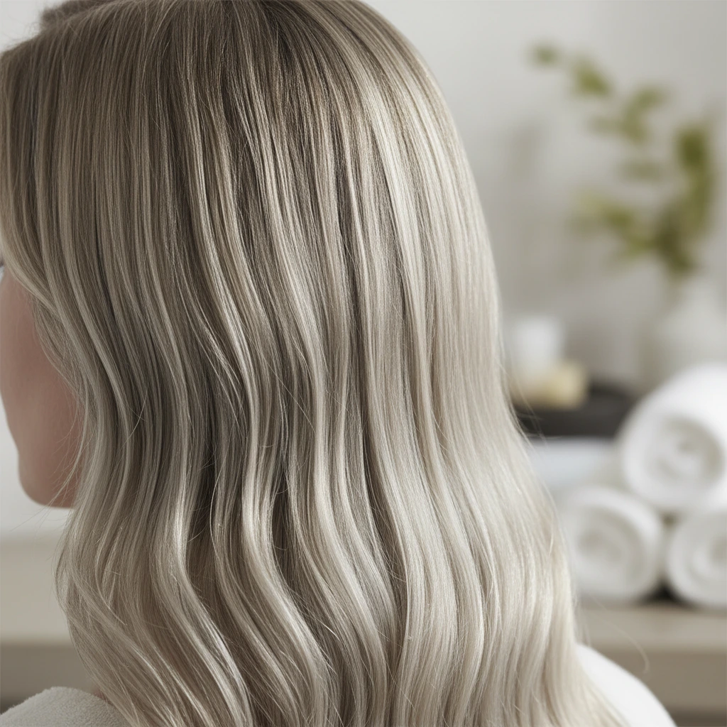 очищение волос шампунем глубокой очистки