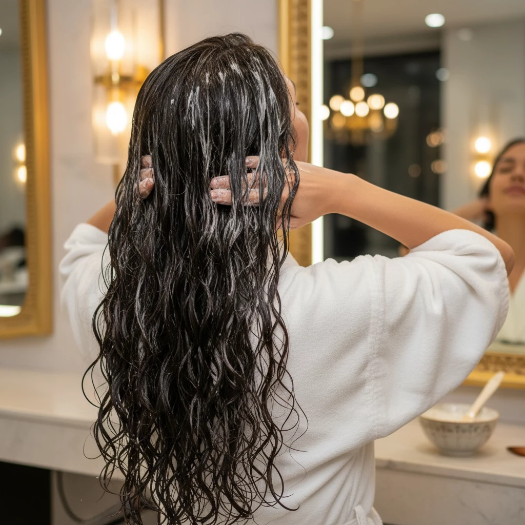 восстанавливающая маска для волос после солнца