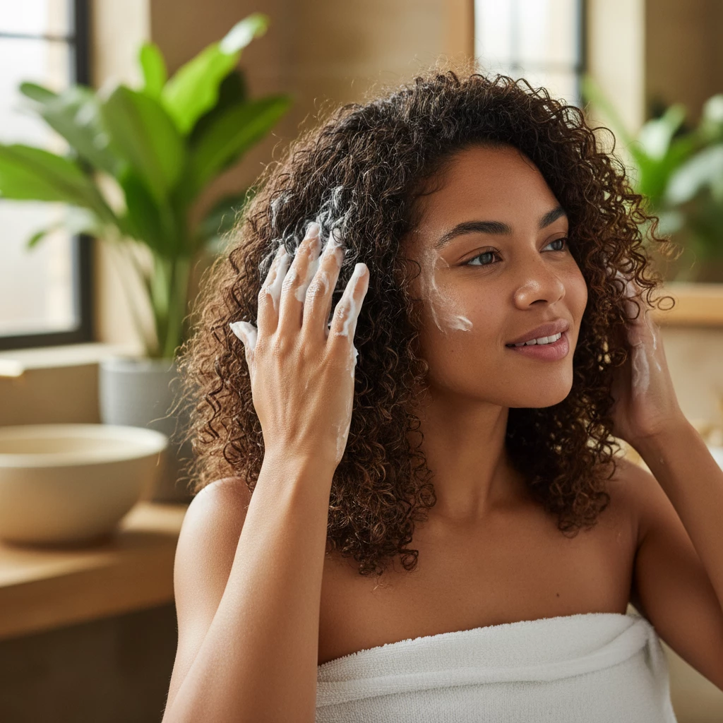 увлажняющая маска для кудрявых волос