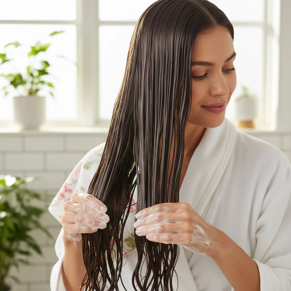 питательная маска для укрепления волос