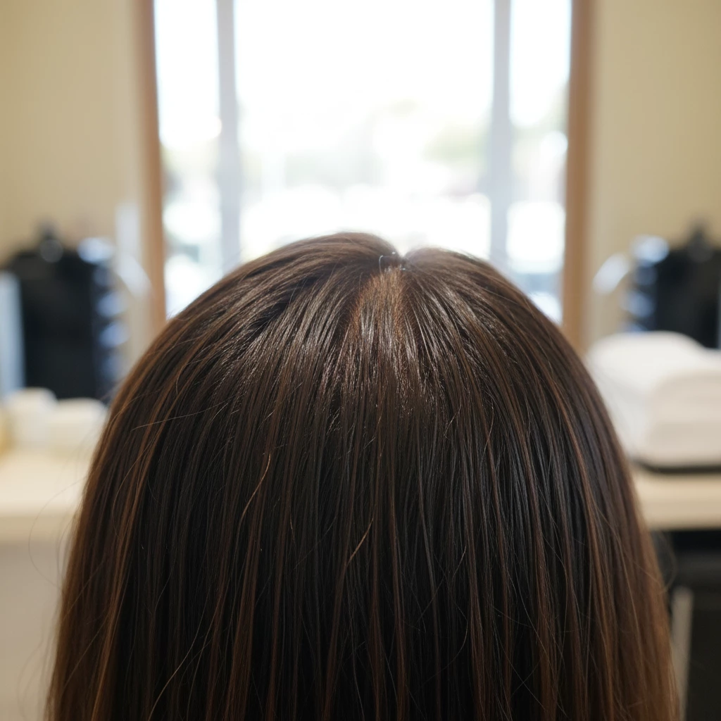 жирные волосы пряди сосульками