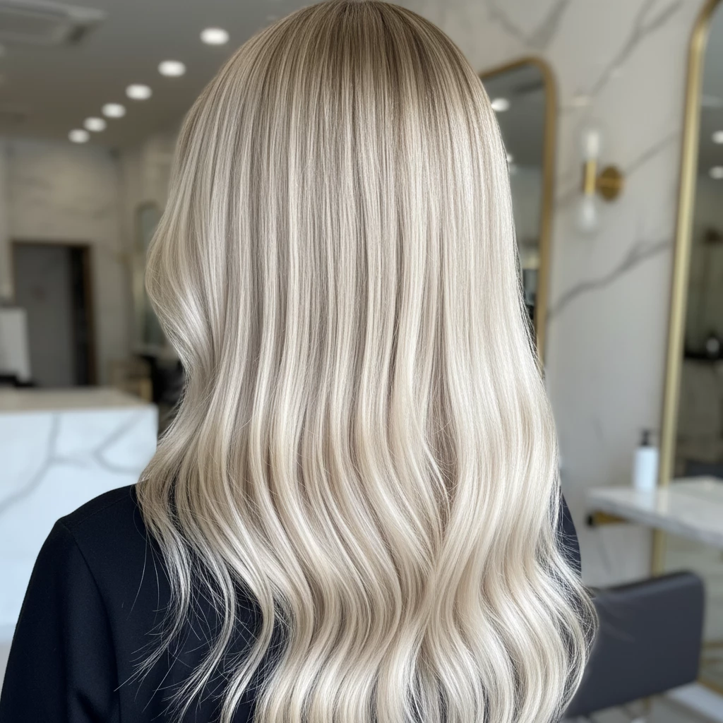 airtouch платиновый блонд без резких переходов