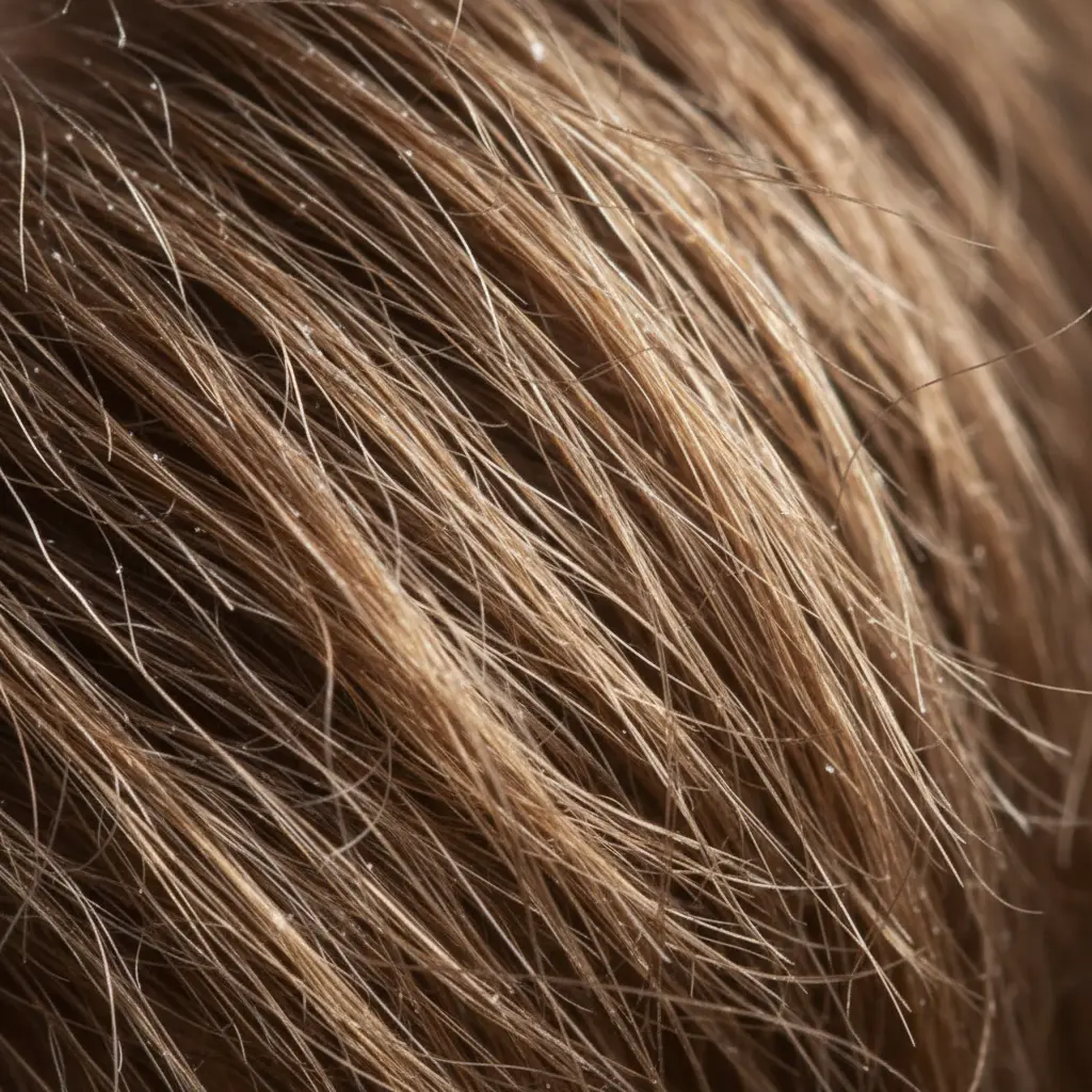 сухие и ломкие волосы без ухода крупным планом