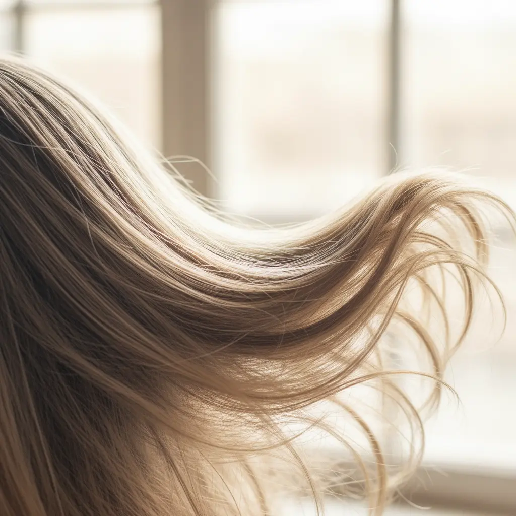 чистые волосы у корней