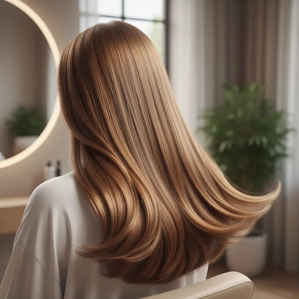 результат ухода за сухими и ломкими волосами до и после