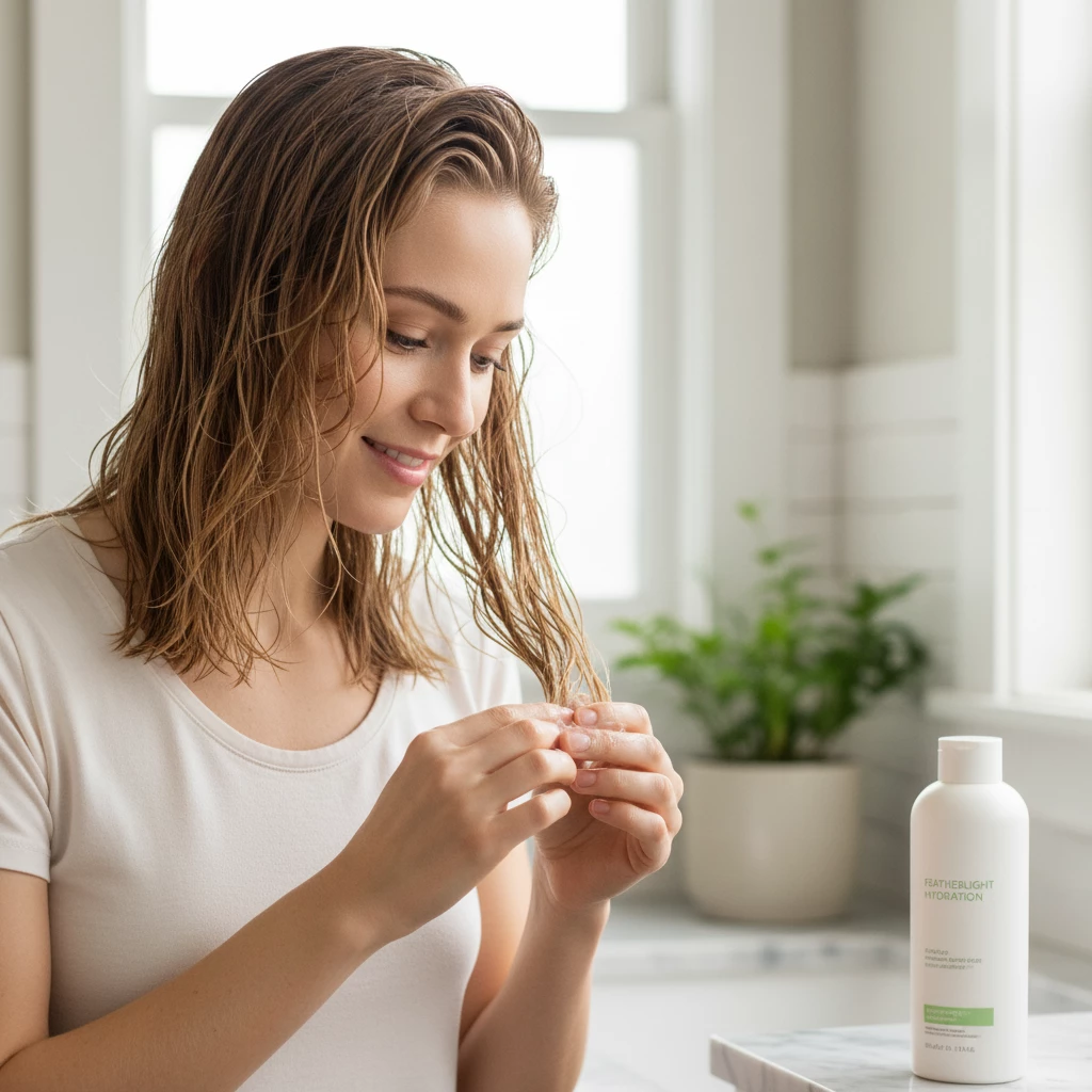 легкий уход для жирных корней волос без утяжеления