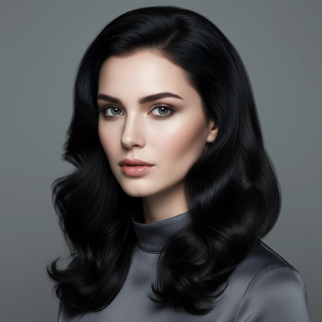 цветотип зима холодный тёмный цвет волос