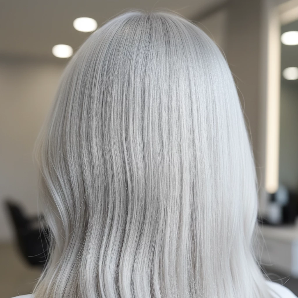 восстановленные волосы после осветления блонд