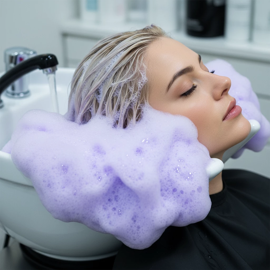 фиолетовый шампунь для блонда