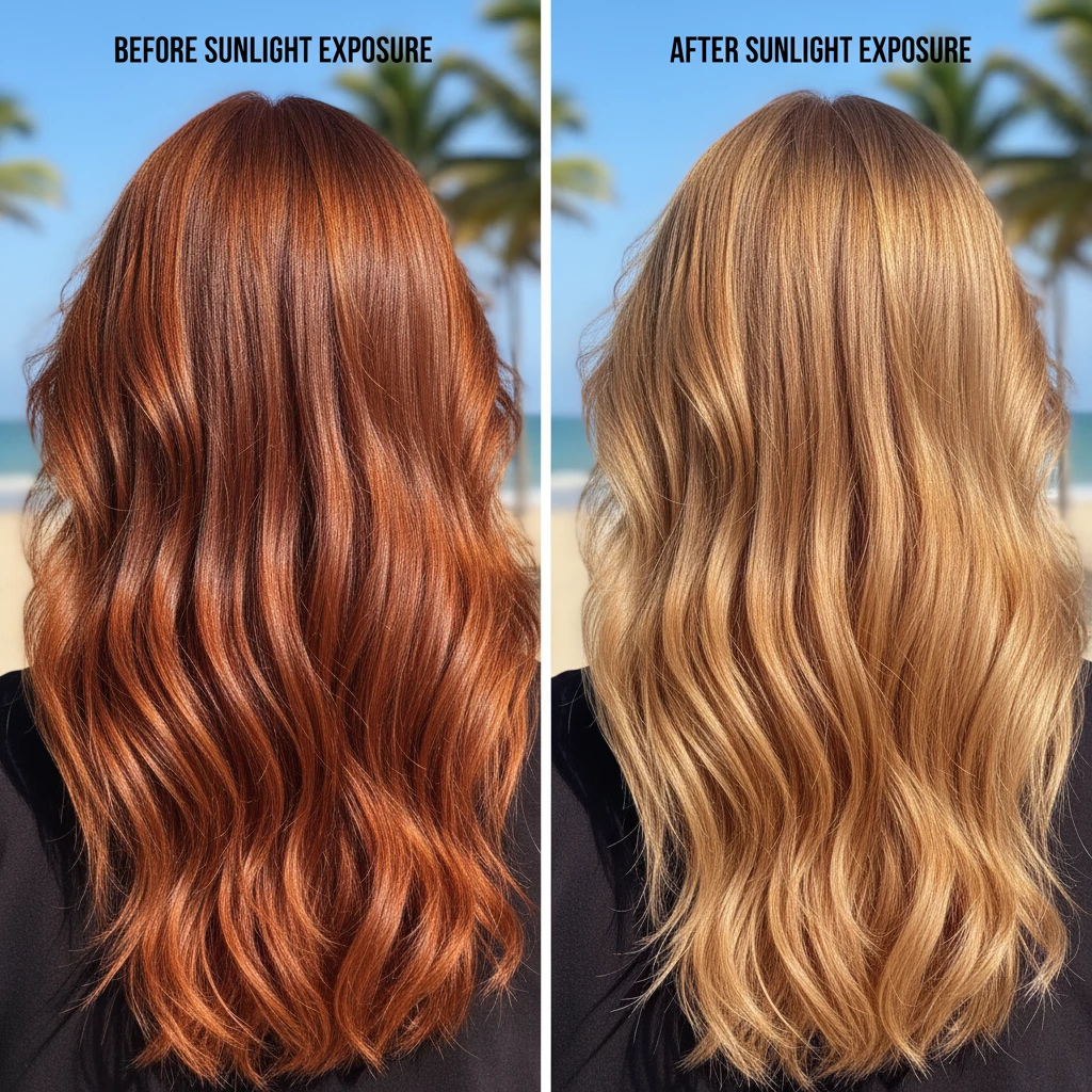 вымывание медного оттенка волос