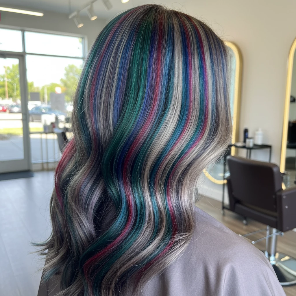 блеск окрашенных волос после правильного ухода