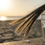 Секущиеся кончики волос после солнца и жары