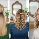 Летняя укладка волос без утюжка и пушистости