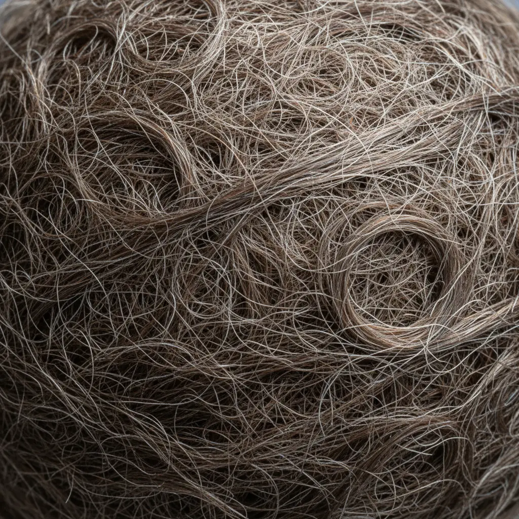 жёсткие спутанные волосы крупным планом