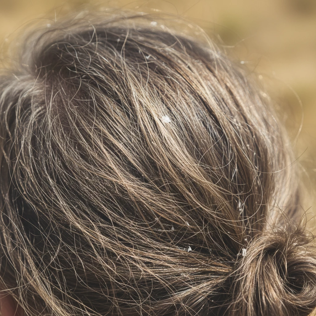 тусклые пористые волосы без влаги крупный план