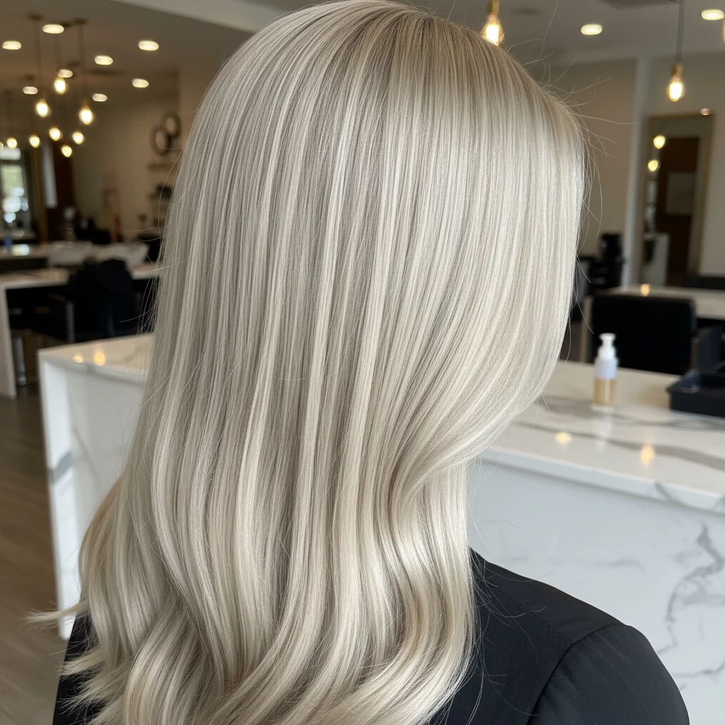 профессиональное тонирование блонда идеальный холодный оттенок