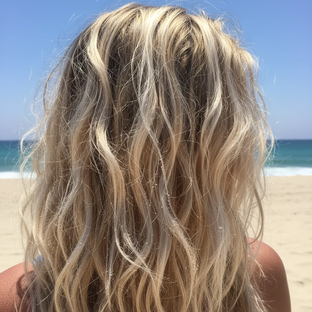 морская соль повреждает осветленные волосы сухость ломкость