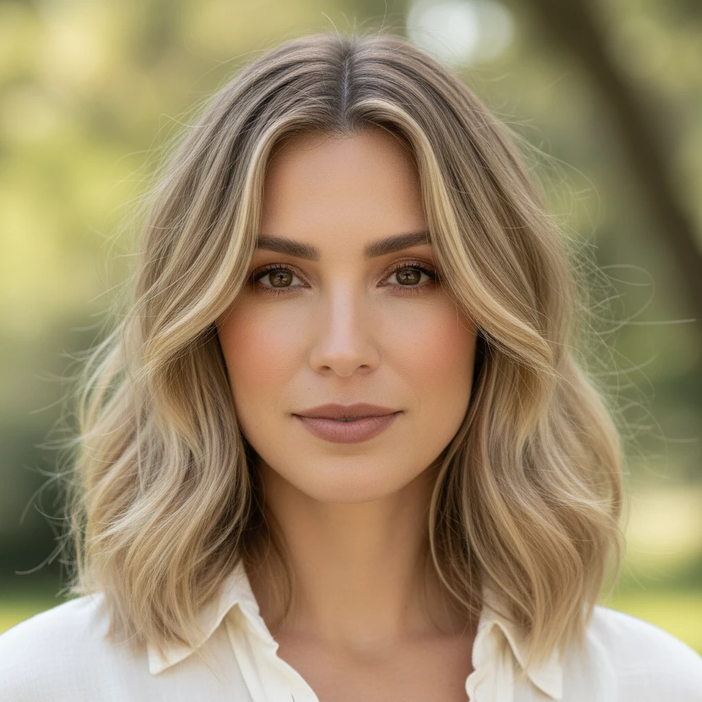 бежевый блонд для нейтрального тона кожи