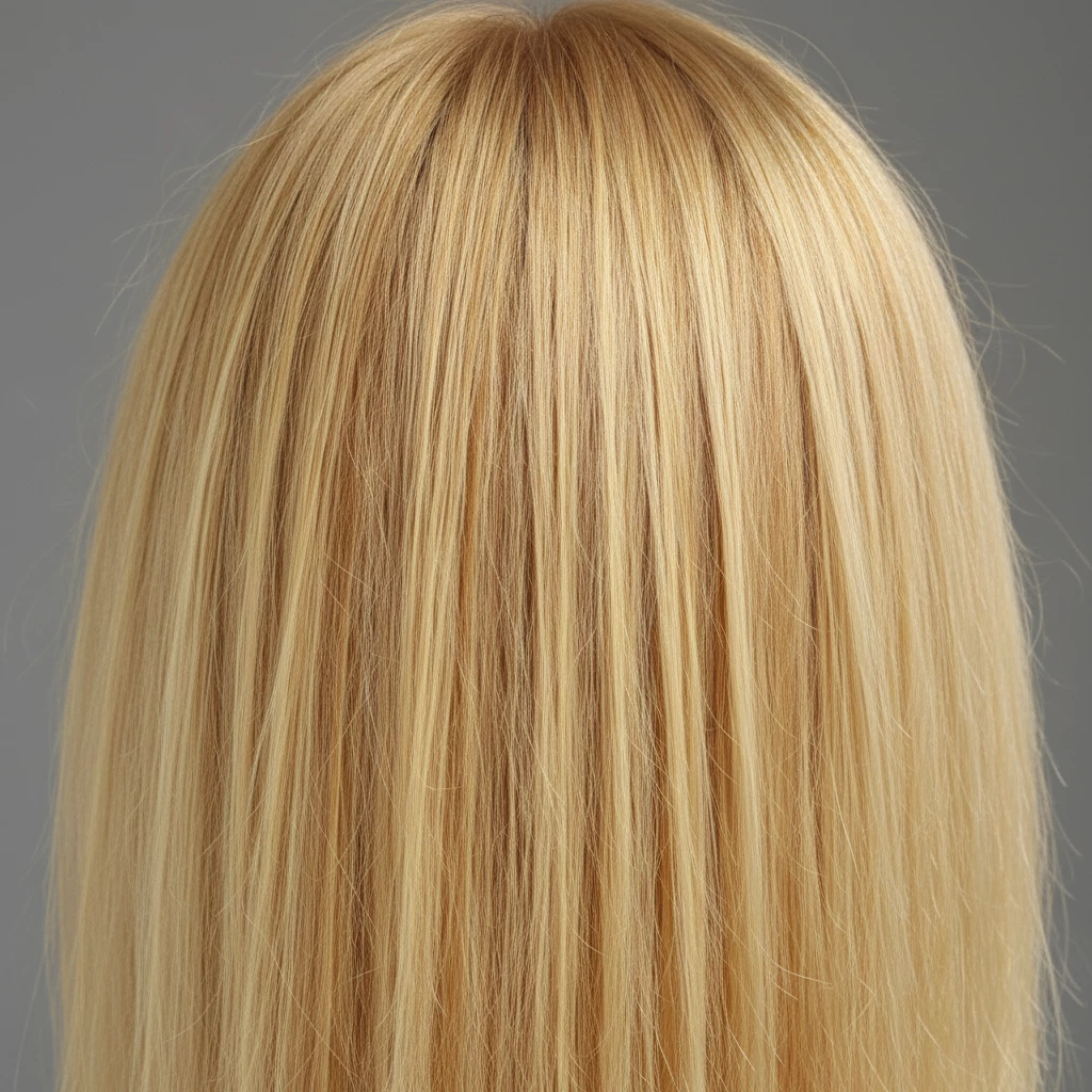 блонд до коррекции желтый оттенок плоский цвет сухие волосы