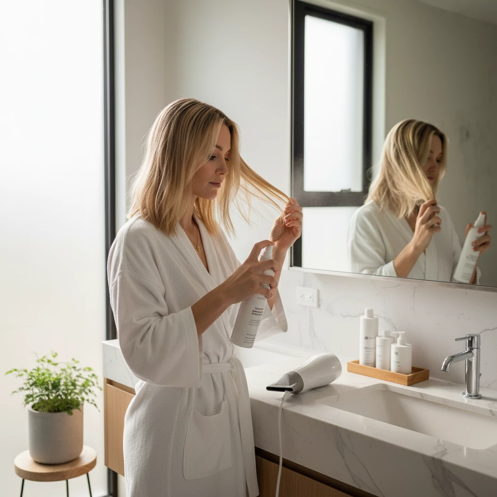 термозащита для блонда укладка феном защита волос от температуры