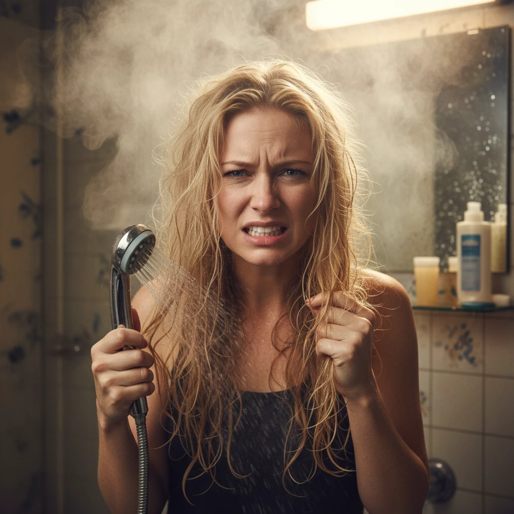 мытье блонда горячей водой повреждение волос желтизна