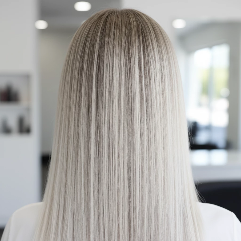 чистый блонд с правильным подтоном без желтизны