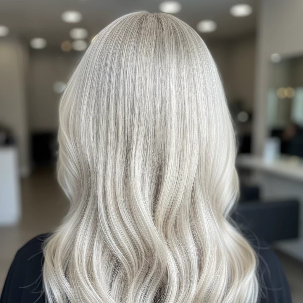 чистый холодный блонд без желтизны