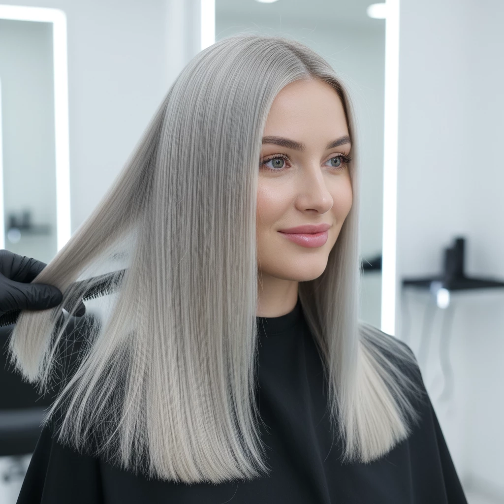 холодный пепельный блонд без желтизны