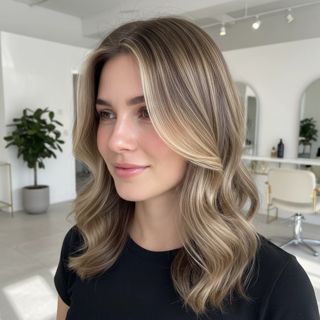 осветление у лица делает образ моложе