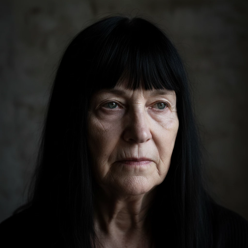 слишком тёмный цвет волос делает лицо старше