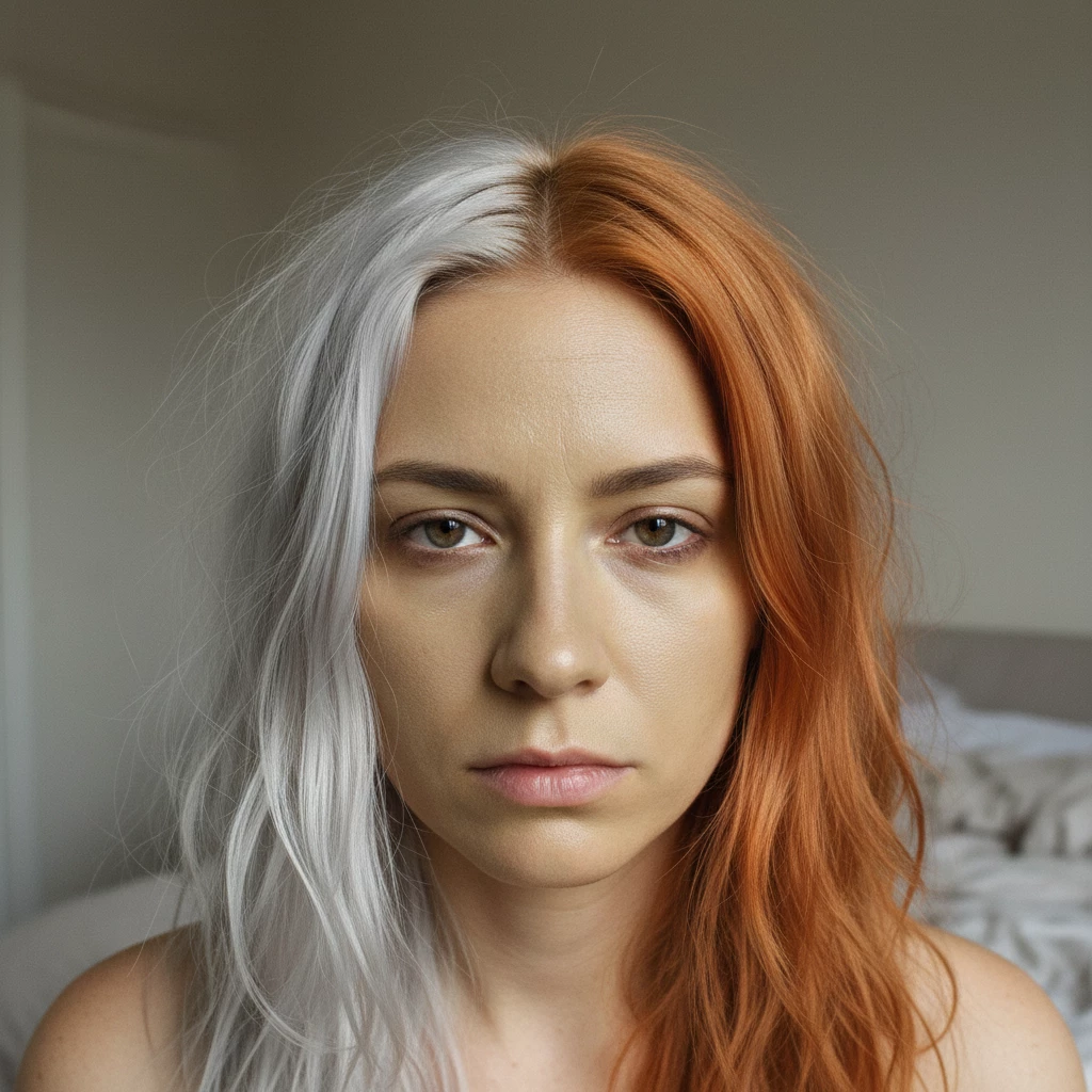 неподходящий цвет волос делает лицо тусклым и уставшим