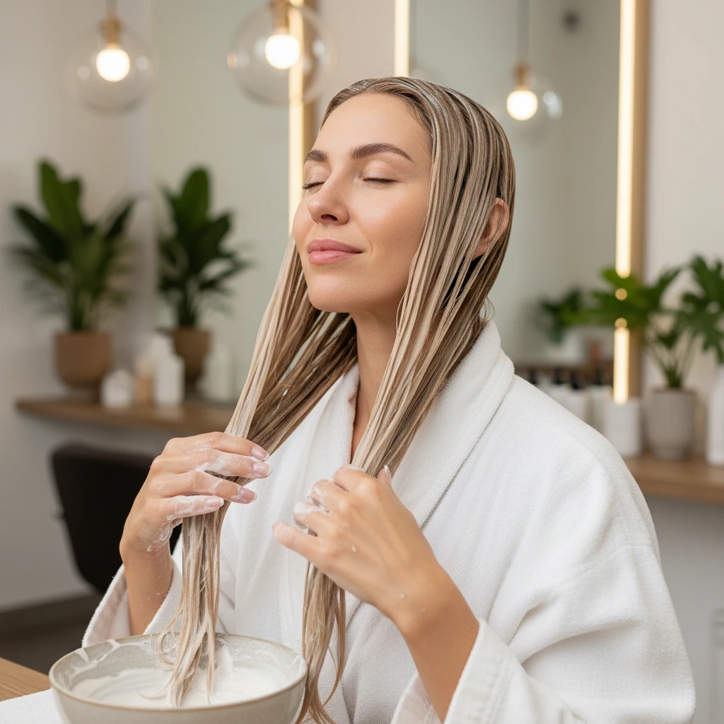 маска для осветленных волос