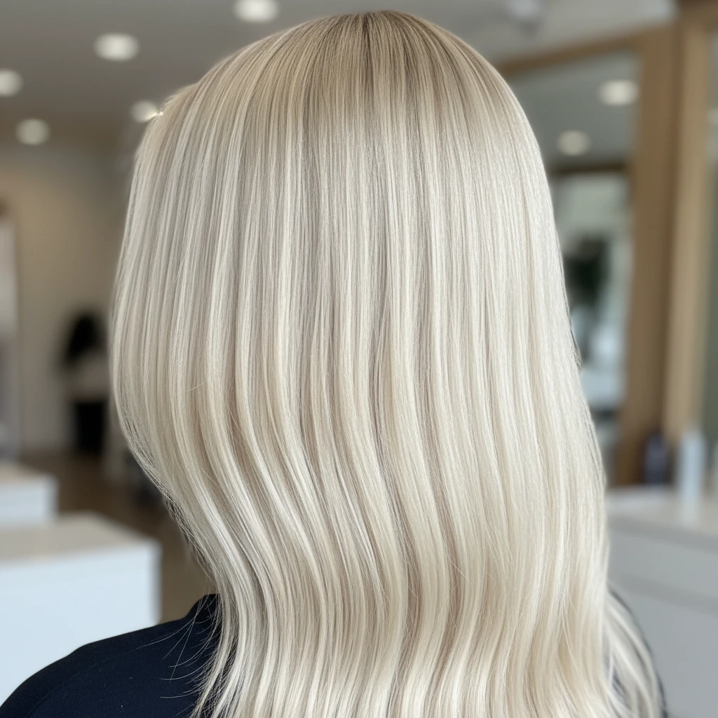 здоровый блонд после правильного ухода