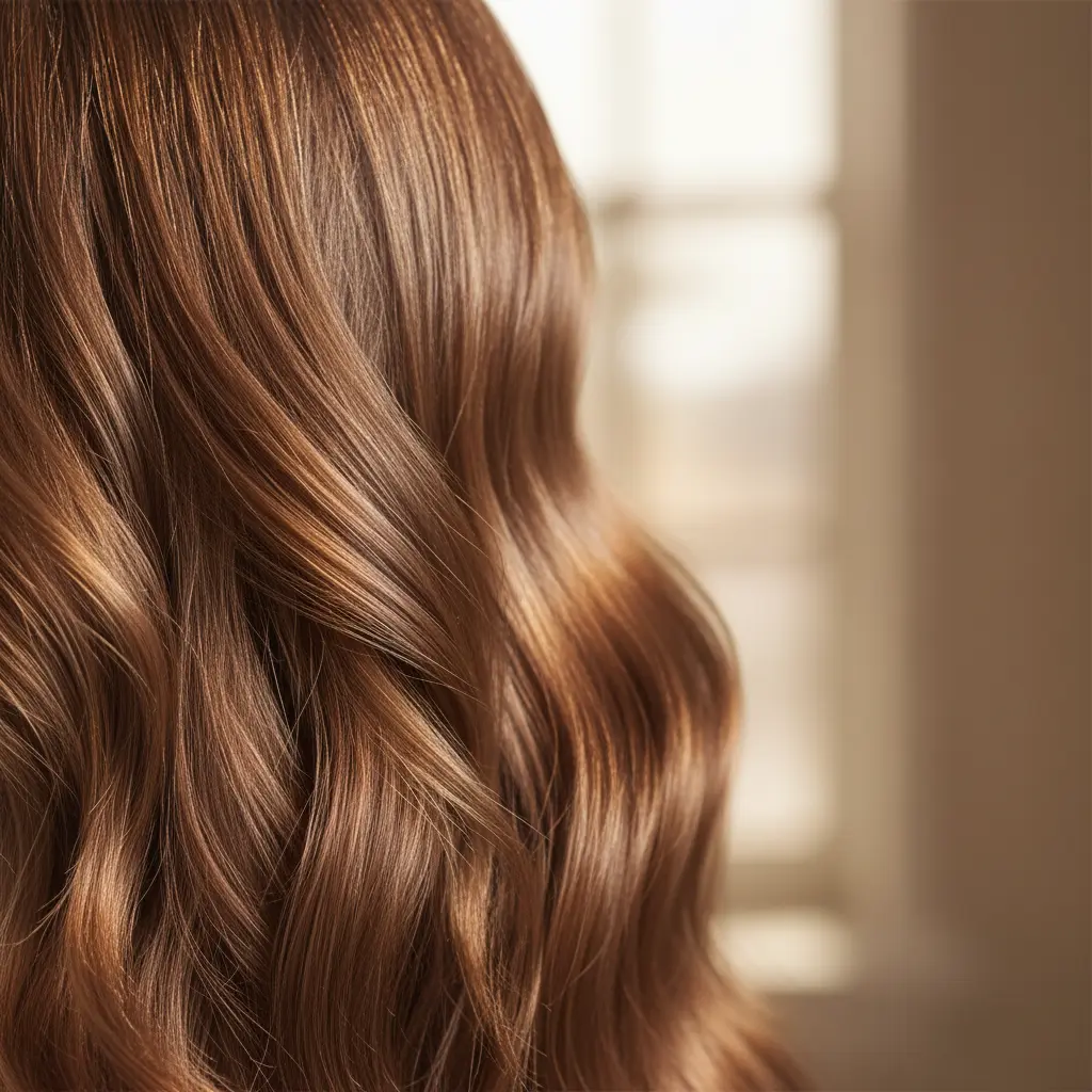 здоровые блестящие волосы