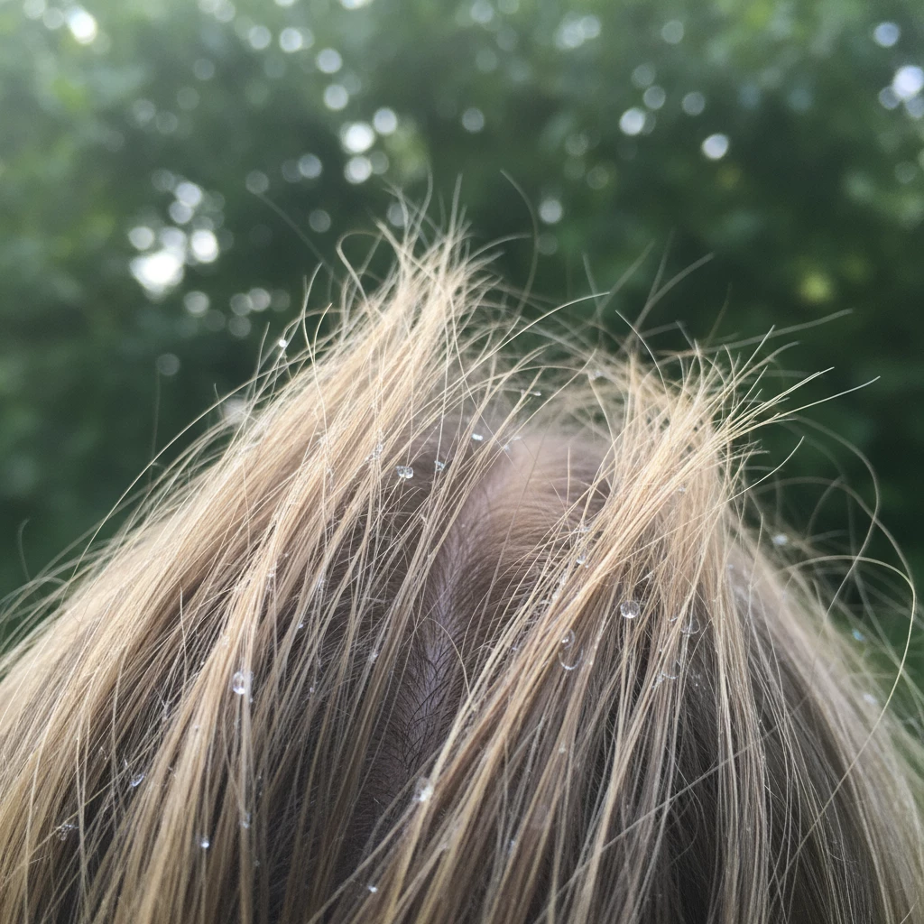 поврежденные волосы от тепла сухие ломкие концы крупный план