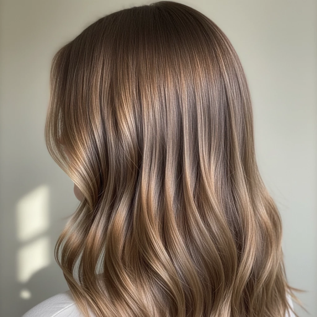 натуральный коричневый цвет волос для нейтральной кожи