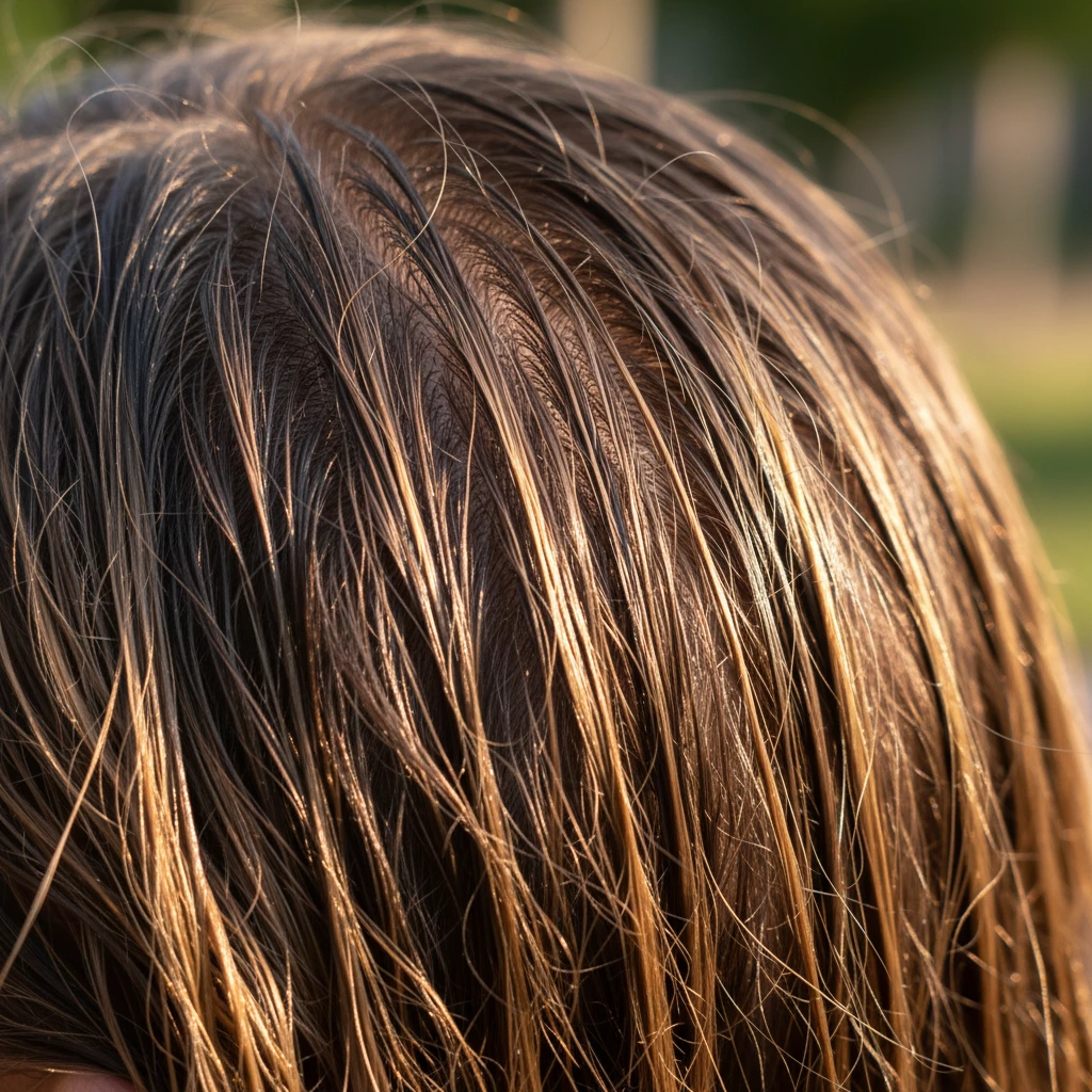 жирные корни волос к вечеру летом без объёма