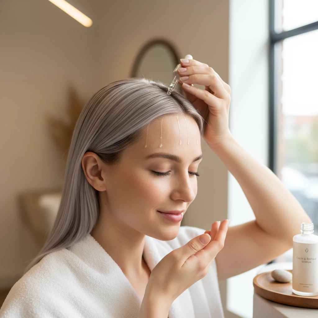 как успокоить чувствительную кожу головы после окрашивания