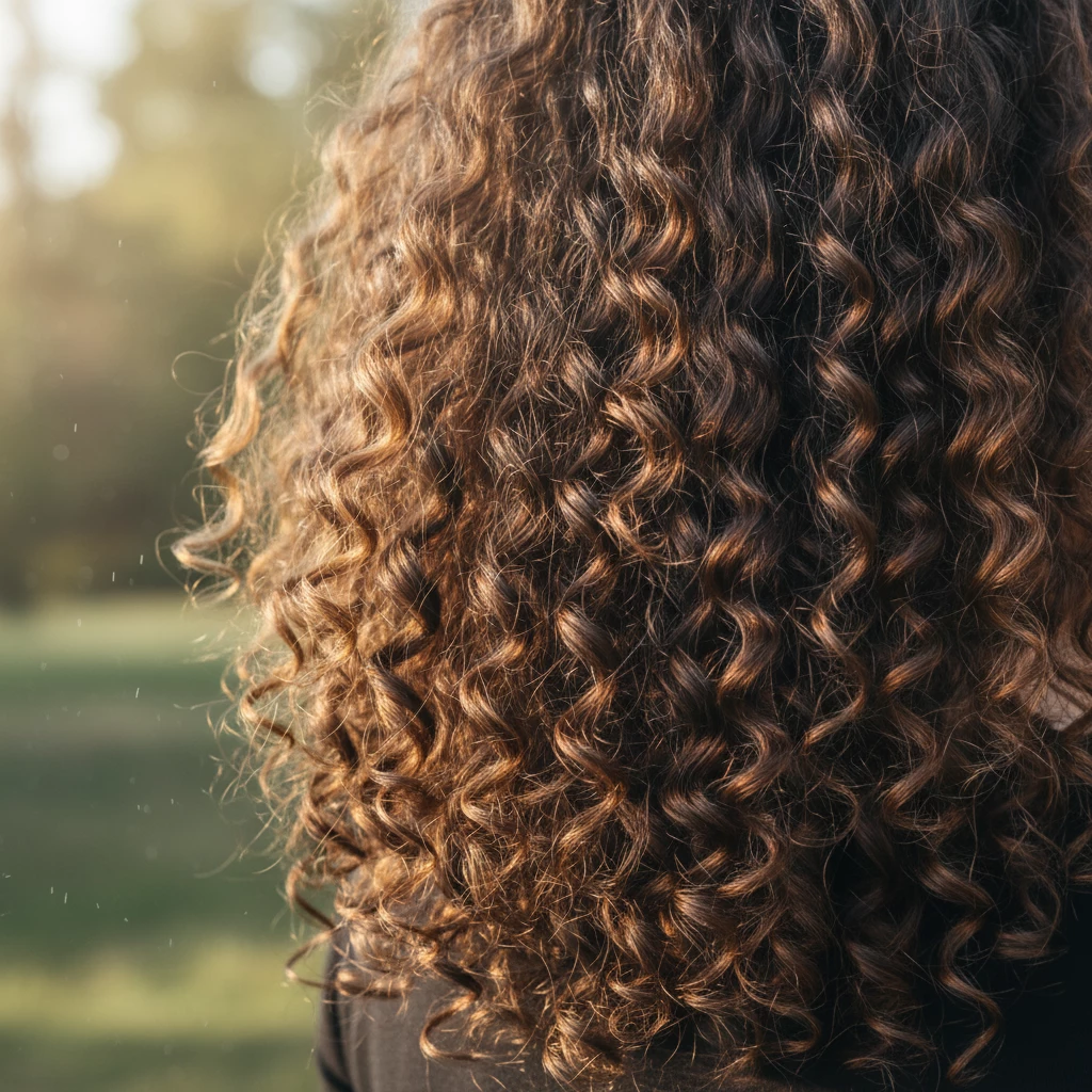 упругие кудри с чёткой формой